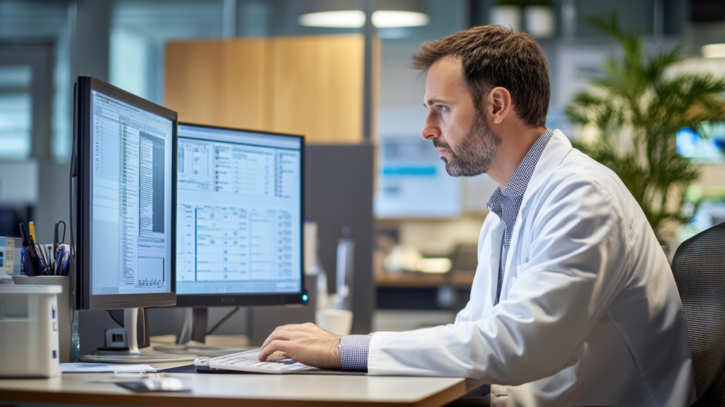 A Digital Lab Coordinator improving efficiency in dental practices.